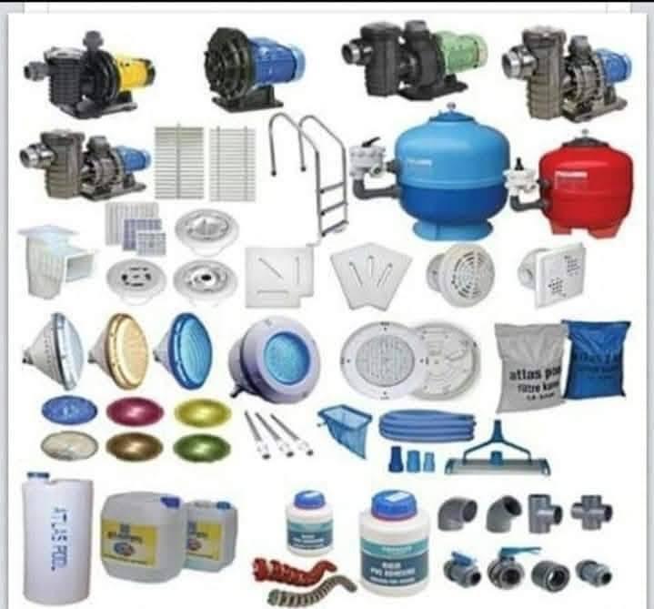 Swimming Pool Accessories and Maintenance Kit